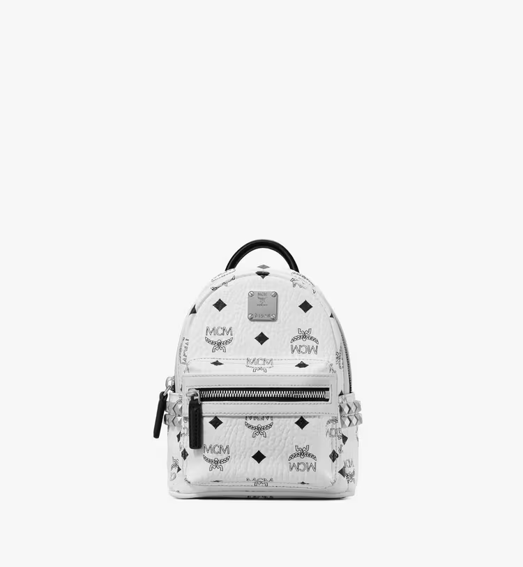 MINI SIZE - STARK BEBE BOO SIDE STUDS BACKPACK IN VISETOS